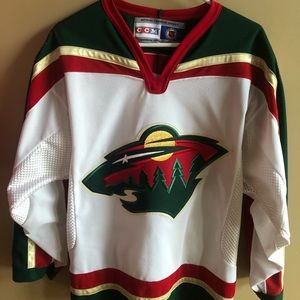 Official Minnesota Wild NHL Hockey Away Jersey (Blank Logo)